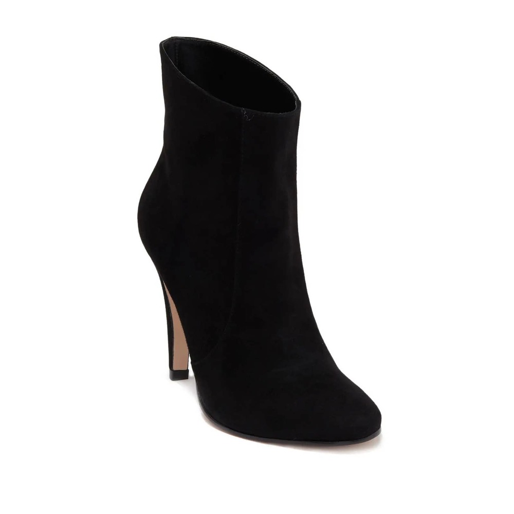 NWT Schutz black Davinne Suede Stiletto Ankle Boot